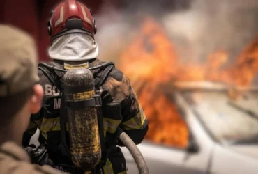 Incêndio destrói empresa no centro de Sinop e mobiliza bombeiros