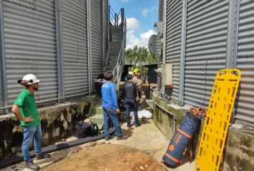 Acidente fatal em silo mobiliza bombeiros no interior de Mato Grosso