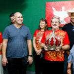 Devotos da Festa do Senhor Divino 2025 são recebidos na Prefeitura de Cuiabá