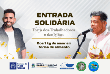 Festa dos Trabalhadores e das Maes tera entrada solidaria para arrecadacao de alimentos e fraldas geriatricas -CenárioMT