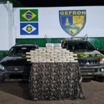 Gefron intercepta 50 tabletes de cocaína em Mato Grosso e impõe prejuízo milionário ao crime organizado