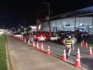 Operação Lei Seca em Várzea Grande resulta em 11 prisões em uma noite