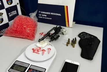 Adolescente é apreendido com arma e drogas durante operação em Mato Grosso