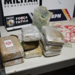 Mato Grosso: PM apreende drogas e prende suspeito de integrar facção criminosa