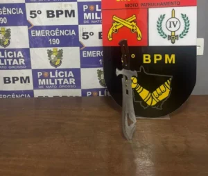Homem armado ameaça ex-companheira em local de trabalho e é preso em Rondonópolis
