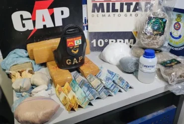 Polícia apreende drogas após denúncia de homicídio em Cuiabá