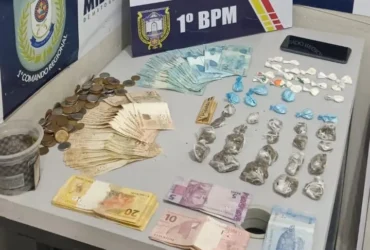 PM apreende drogas e R$ 4,3 mil com motorista em alta velocidade em Mato Grosso