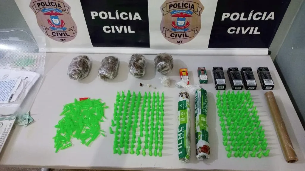 Adolescente é apreendida com mais de 200 porções de cocaína em Mato Grosso