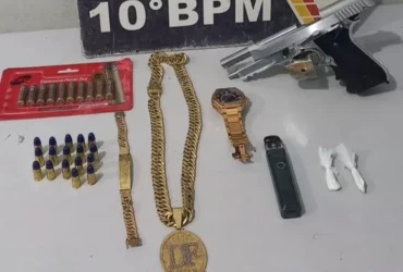 Flagrante em Cuiabá: casal é preso por embriaguez ao volante e porte ilegal de arma