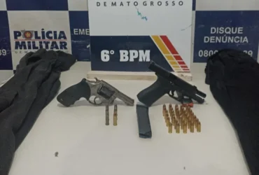 Trio é preso após execução a tiros em Cáceres; polícia liga crime a facção