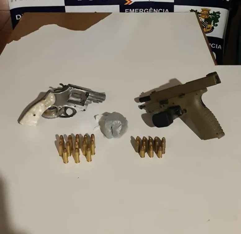 Homem é preso em Mato Grosso com armas, munições e maconha em zona rural