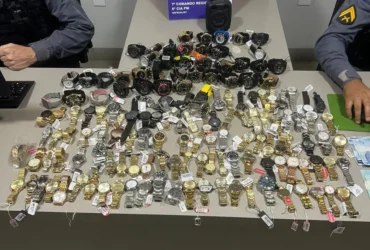 Polícia Militar recupera 148 relógios roubados em Mato Grosso
