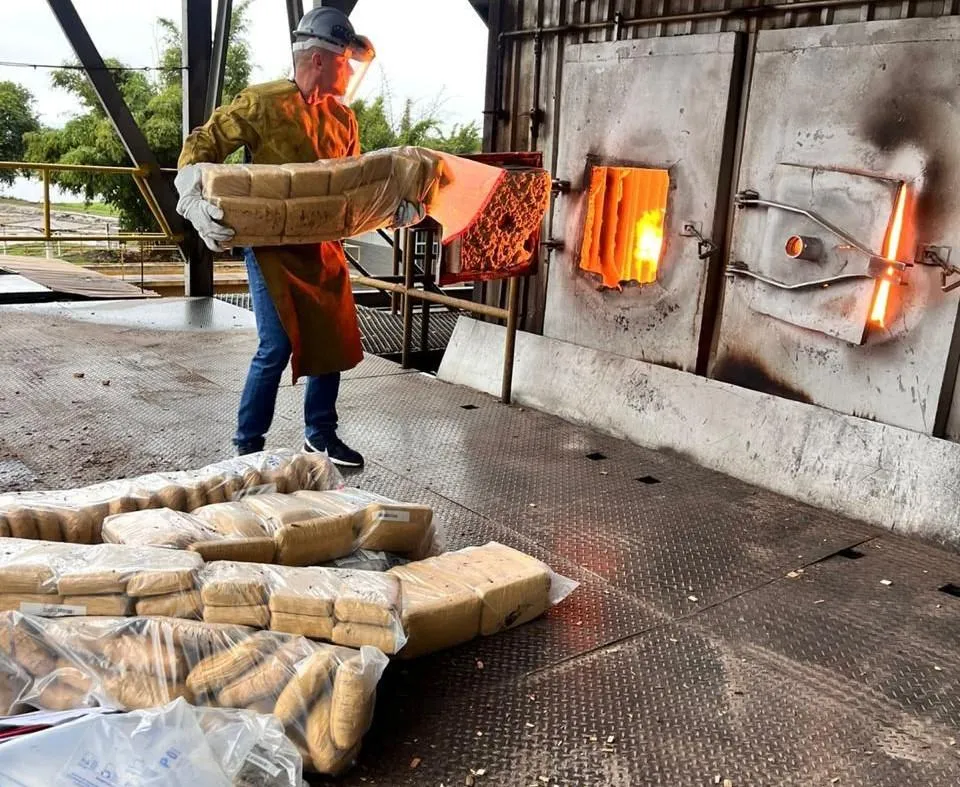 Polícia Civil de Mato Grosso incinera 500 kg de drogas apreendidas