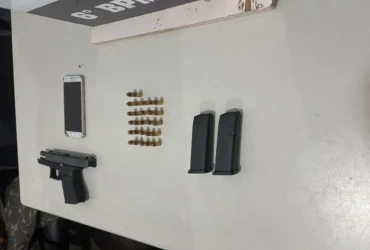 Polícia prende faccionados armados em Mato Grosso com pistola e munições