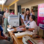 Primeira-dama participa de mutirão e inaugura escola em Mato Grosso