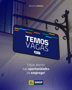 SINE Sinop disponibiliza mais de 280 vagas de emprego nesta quinta-feira (22/05)