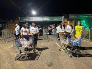 Contribuição social: Secretaria arrecada 20 toneladas de alimentos com entrada solidária na ExpoNorte