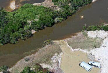 Sema realiza operacao contra garimpo ilegal para evitar a contaminacao de agua de cidade de Mato Grosso -CenárioMT