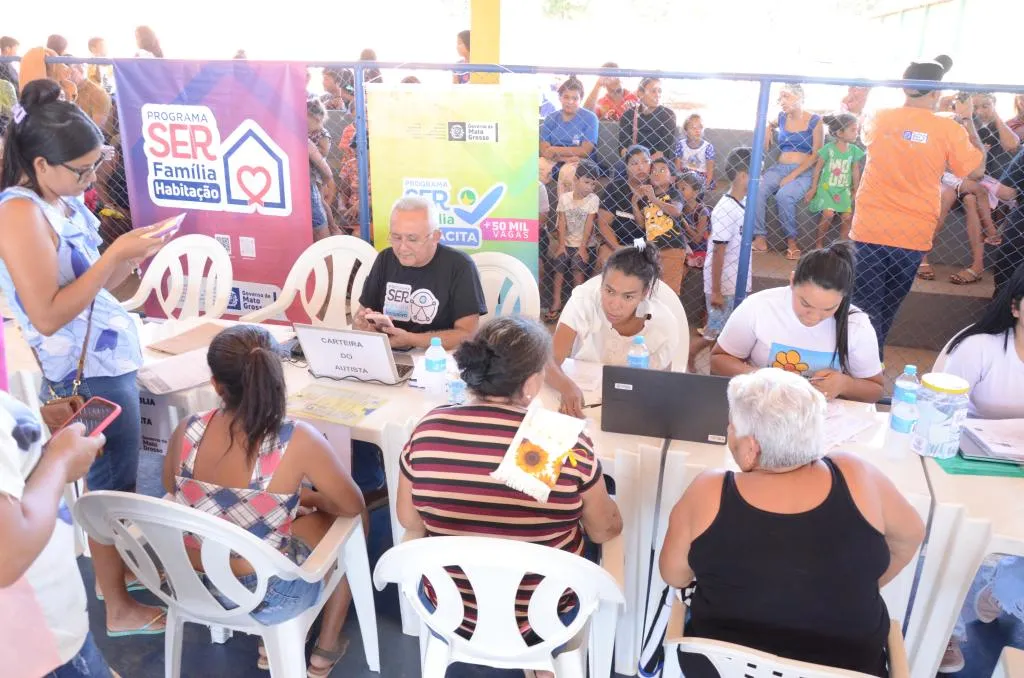 Mutirão da Cidadania leva serviços essenciais a três cidades de MT