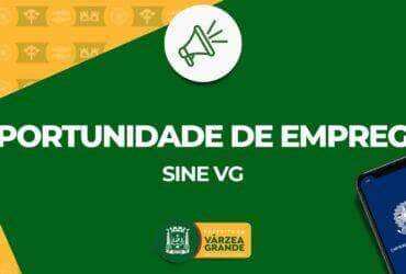 Trabalha VG oferece mais de 300 vagas de emprego em Varzea Grande -CenárioMT