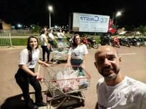Entrada Solidária: Três toneladas de alimentos são arrecadados na primeira noite da ExpoNorte