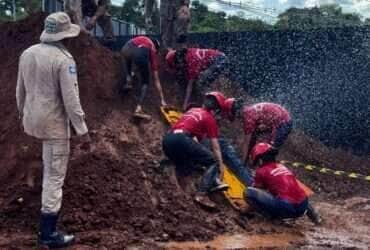 Crianças do projeto Bombeiro do Futuro de Tapurah visitam Guarda Municipal e Corpo de Bombeiros em Lucas do Rio Verde
