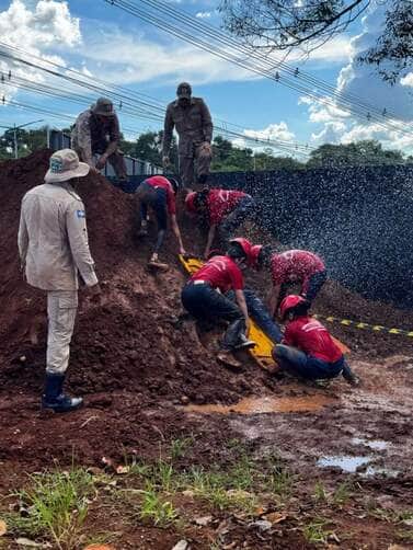 Crianças do projeto Bombeiro do Futuro de Tapurah visitam Guarda Municipal e Corpo de Bombeiros em Lucas do Rio Verde