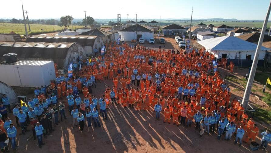 Obras contribuem para o destaque da construção civil na geração de empregos formais durante o 1º trimestre do ano, em MT