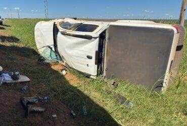 Vítima estava sozinha no veículo, sofreu escoriações e foi encaminhada ao Hospital São Lucas consciente e orientada