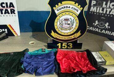 Mulher é flagrada furtando roupas em loja na Avenida Mato Grosso e confessa reincidência