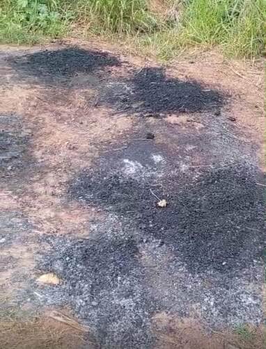 GCM encontra indícios de queima de fios em terreno próximo ao Rio Verde em Lucas do Rio Verde