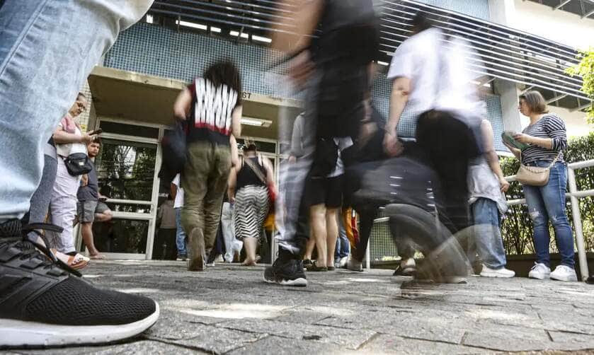 São Paulo (SP), 10/11/2024 - Estudantes  no segundo dia de provas do ENEM na UNIP Vergueiro em São Paulo. Foto: Paulo Pinto/Agência Brasil
