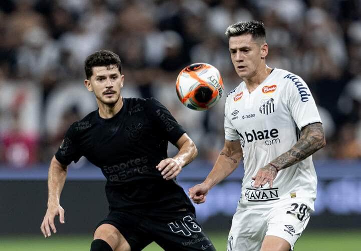 Corinthians x Santos ao vivo: onde assistir, escalações e clima quente no clássico paulista pelo Brasileirão. Imagem: Rodrigo Coca/Ag. Corinthians