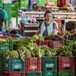 Brasília-DF, 10.11.2023, A Centrais de Abastecimento do Distrito Federal, a CEASA-DF, tem movimento intenso de pessoas que buscam as melhores frutas, legumes e verduras.  Foto: Rafa Neddermeyer/Agência Brasil