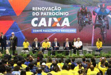 São Paulo (SP), 22/05/2025 - Presidente da República, Luiz Inácio Lula da Silva, durante a cerimônia de anúncio da renovação do patrocínio CAIXA e Governo Federal ao Comitê Paralímpico Brasileiro. Foto: Cadu Pinotti/Agência Brasil