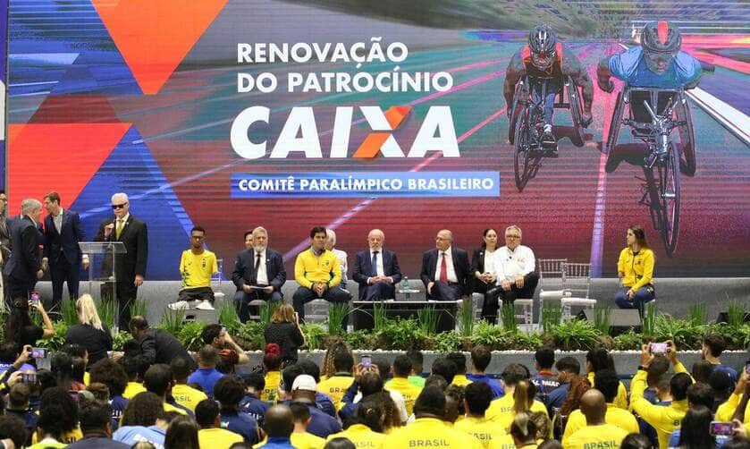 São Paulo (SP), 22/05/2025 - Presidente da República, Luiz Inácio Lula da Silva, durante a cerimônia de anúncio da renovação do patrocínio CAIXA e Governo Federal ao Comitê Paralímpico Brasileiro. Foto: Cadu Pinotti/Agência Brasil