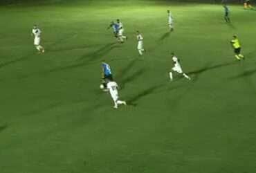 Lance de Capital x Mixto. Imagem: Reprodução