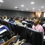 Brasília (DF), 02.05.2024 - Os candidatos do Distrito Federal que farão o Concurso Público Nacional Unificado (CNU) estão aproveitando os últimos dias para revisar o conteúdo. Cerca de 160 pessoas acompanharam o último aulão preparatório promovido pela Biblioteca Nacional de Brasília (BNB). Foto: Joel Rodrigues/Agência Brasília