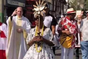 São Paulo (SP), 04/05/2025 - Procissão no Bixiga. Foto: negrosdobixiga/Instagram