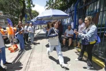 São Paulo (SP), 10/11/2024 - Estudantes  no segundo dia de provas do ENEM na UNIP Vergueiro em São Paulo. Foto: Paulo Pinto/Agência Brasil