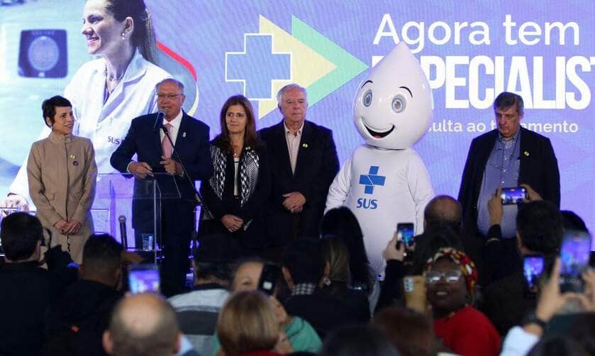 São Paulo (SP), 30/05/2025 - O vice-presidente da República, Geraldo Alckmin, participa de cerimônia no Hospital São Paulo (HSP/HU Unifesp), da primeira entrega do programa “Agora tem especialistas”. A capital paulista receberá um acelerador linear, equipamento de alta tecnologia para tratamento do câncer. Foto: Cadu Pinotti/Agência Brasil