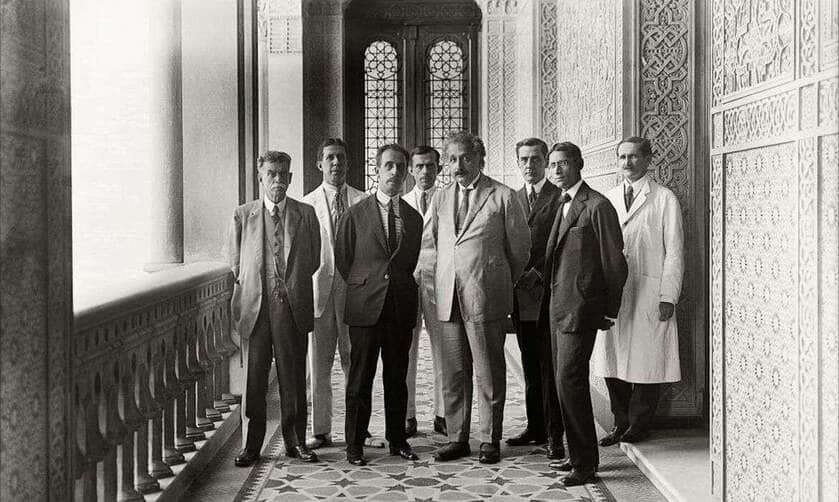 Rio de Janeiro (RJ), 08/05/1925 - Visita de Albert Einstein ao Instituto Oswaldo Cruz. Foto: J. Pinto/Instituto Oswaldo Cruz