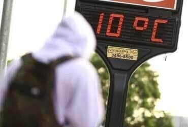 Baixas temperaturas em Brasília.