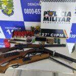 Homem é preso por ameaças e posse ilegal de armas na zona rural de Confresa