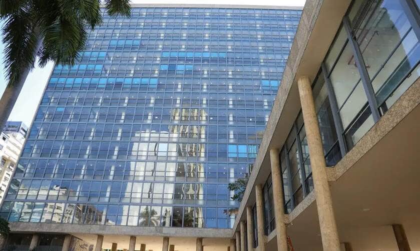 Rio de Janeiro (RJ), 06/05/2025 – O presidente do Iphan, Leandro Grass durante reinauguração do Palácio Gustavo Capanema, no centro do Rio de Janeiro. Foto: Tomaz Silva/Agência Brasil