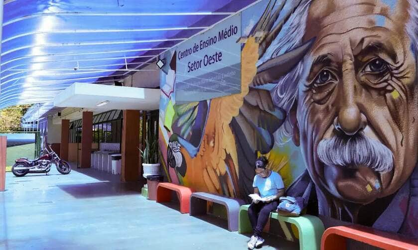 Brasília (DF), 13/02/2025 - Programa Pé-de-Meia. Escola Setor Oeste. Foto: Antônio Cruz/Agência Brasil