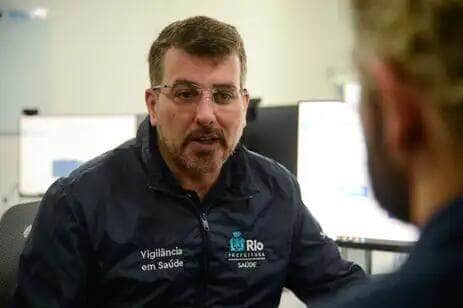 Rio de Janeiro (RJ), 21/08/2023 – O secretário municipal de Saúde do Rio de Janeiro, Daniel Soranz durante entrevista à Agência Brasil no Centro de Operações (COR), na Cidade Nova, região central da capital fluminense. Foto: Tomaz Silva/Agência Brasil