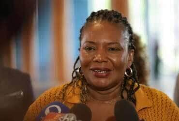 Rio de Janeiro (RJ), 06/05/2025 – A ministra da Cultura, Margareth Menezes durante reinauguração do Palácio Gustavo Capanema, no centro do Rio de Janeiro. Foto: Tomaz Silva/Agência Brasil