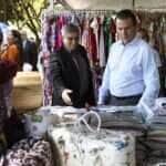 Brasília (DF), 05/05/2025 - O ministro do Trabalho e Emprego, Luiz Marinho, visita feira de artesanato durante a Semana do Trabalho, que conta com uma série de ações e serviços gratuitos para o público, na sede do ministério, em Brasília. Foto: Marcelo Camargo/Agência Brasil