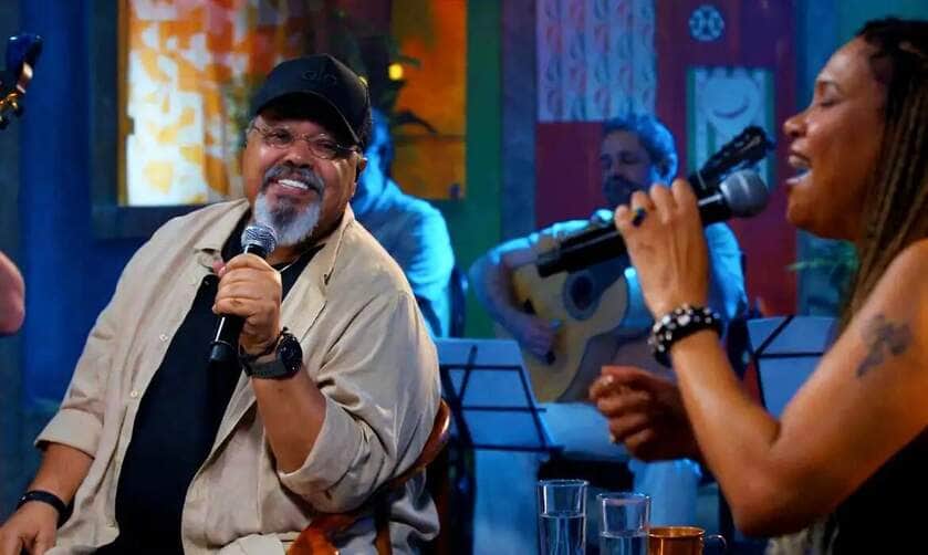 Rio de Janeiro (RJ), 10/05/2025 -Jorge Aragão, o Poeta do Samba, canta hits autorais no Samba na Gamboa, da TV Brasil.
Frame TV Brasil